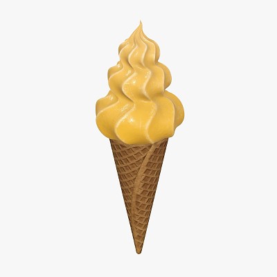 Ice cream in waffle cone1
