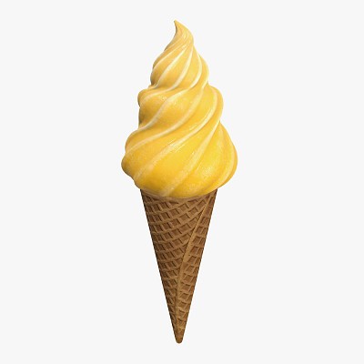 Ice cream in waffle cone2