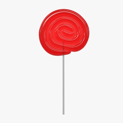 Red lollipop swirl