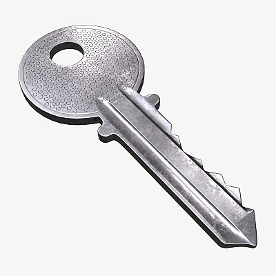 Normal door key