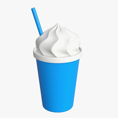 Cup with ice cream lid