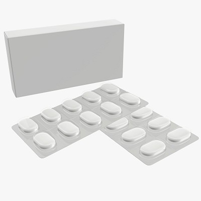 Pills and paper package 3