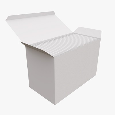 Tea paper box and sachets