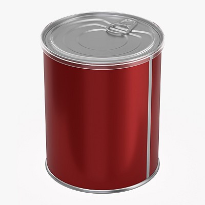 Metal coffee tin can