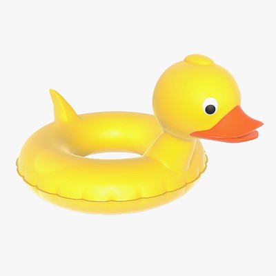 Swimming ring duck