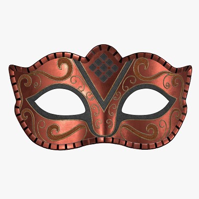Carnival mask with design