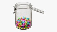 Jar with jelly beans 02