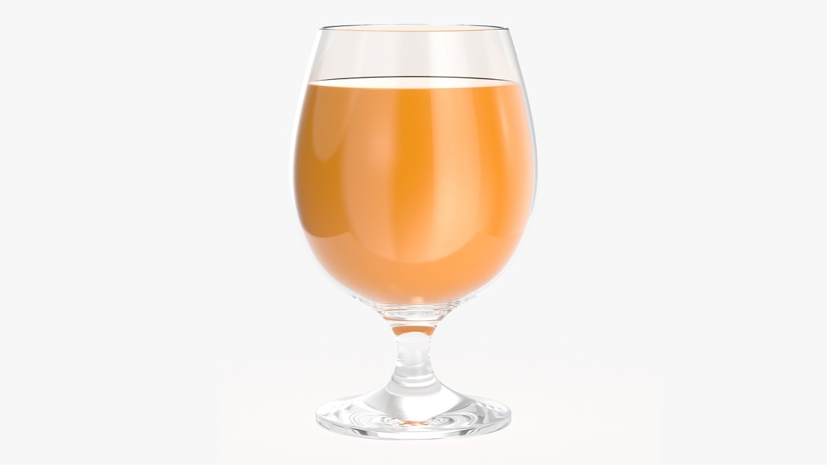 Pokal glass with orange juice