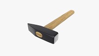Universal hammer with wooden handle