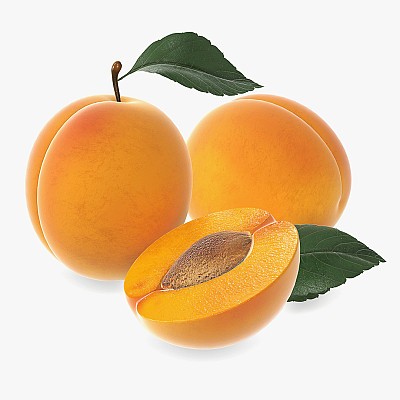 Apricot fresh cut fruits