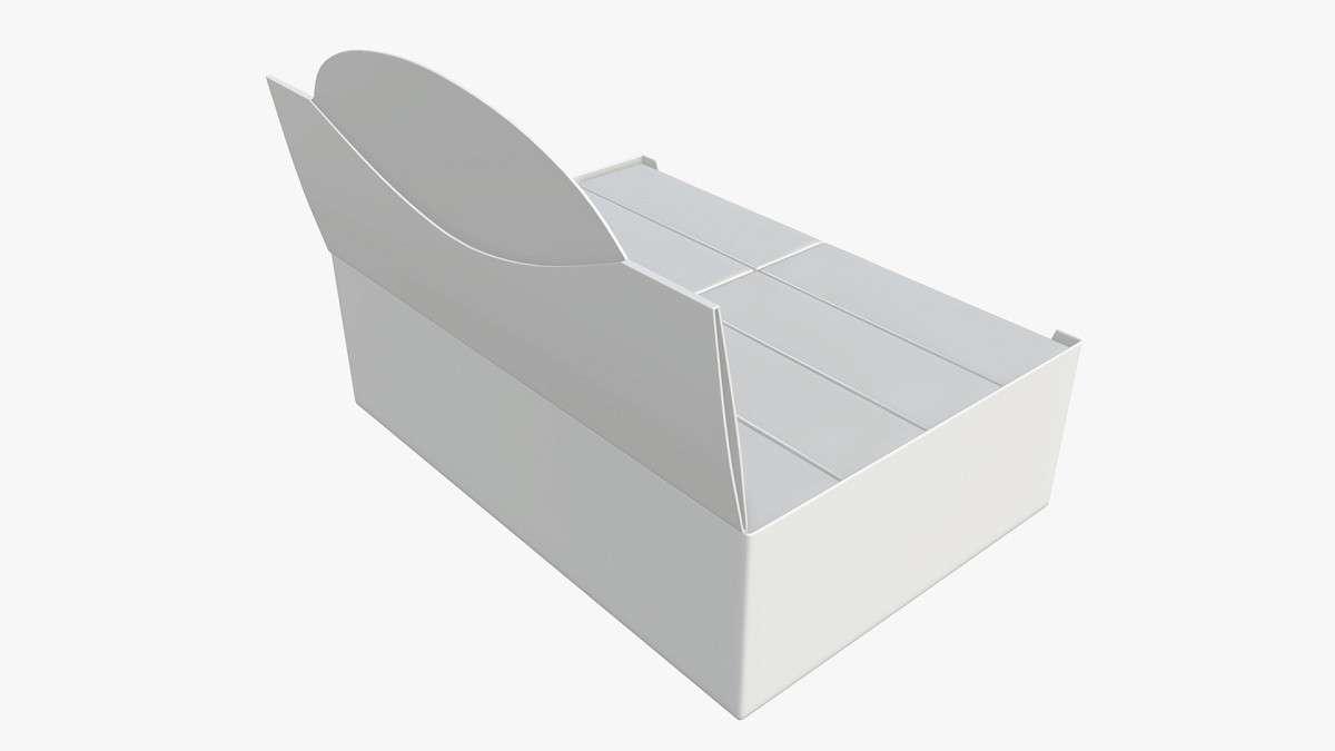 Package blank white with waffle wraps mock up 01