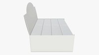 Package blank white with waffle wraps mock up 01