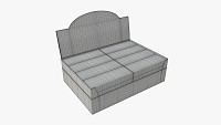 Package blank white with waffle wraps mock up 01