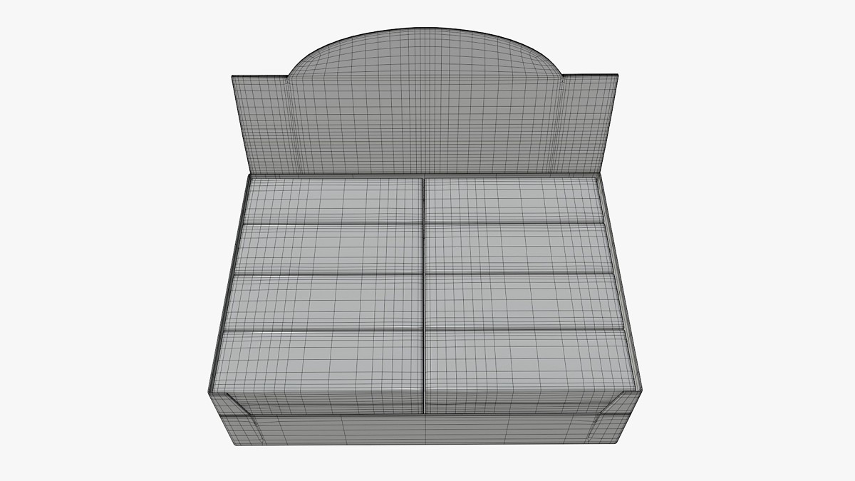 Package blank white with waffle wraps mock up 01