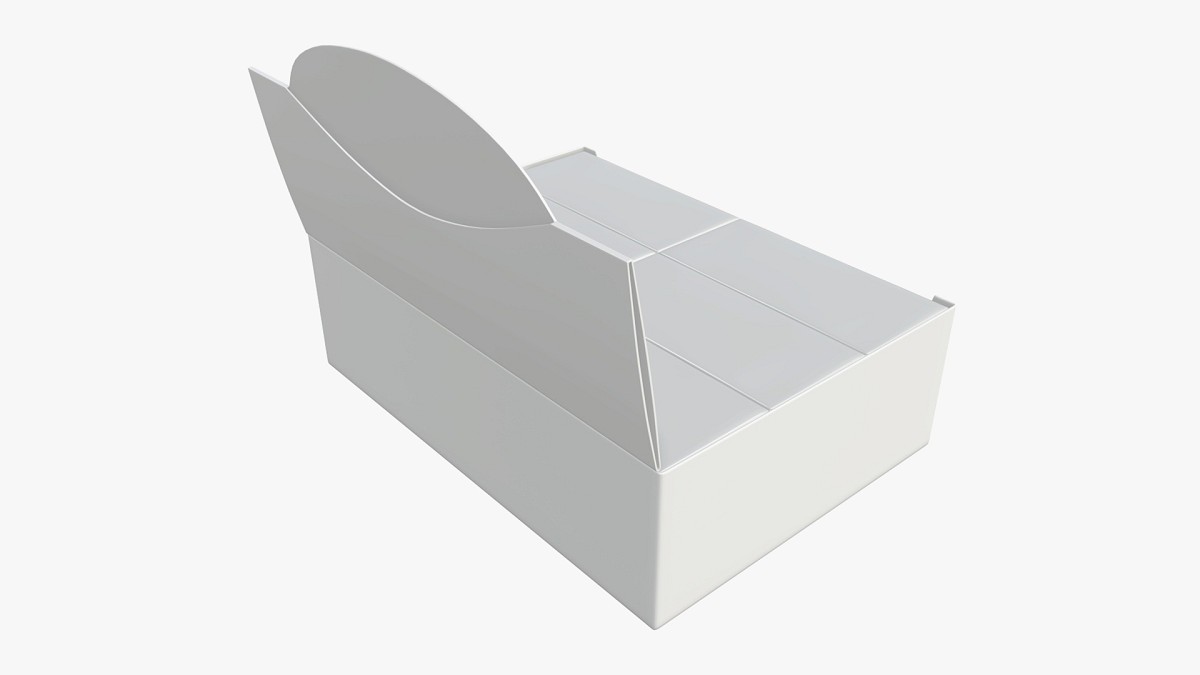 Package blank white with waffle wraps mock up 02