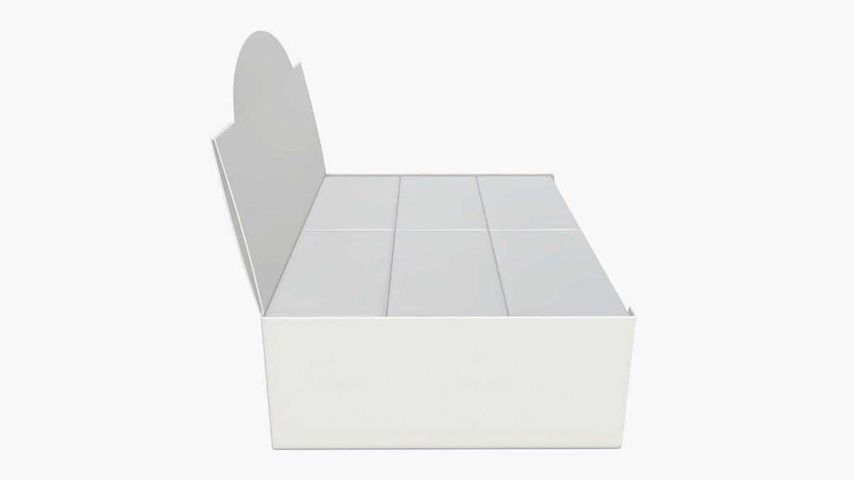 Package blank white with waffle wraps mock up 02