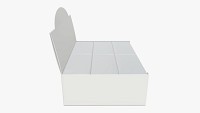 Package blank white with waffle wraps mock up 02