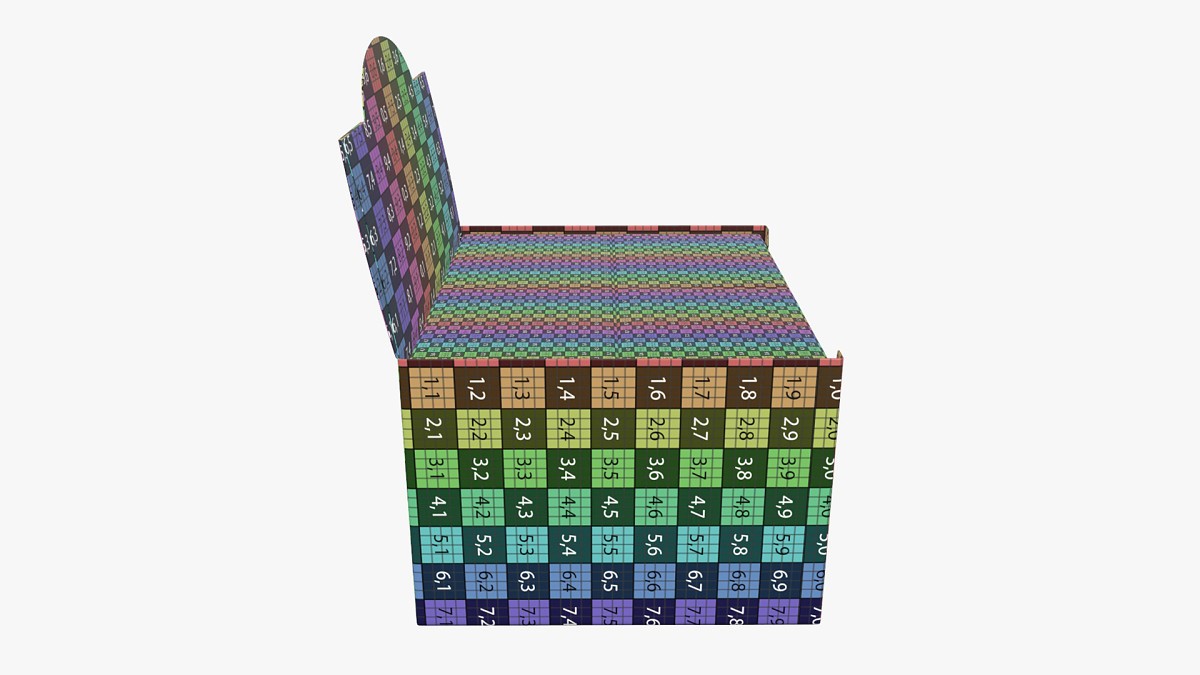 Package blank white with waffle wraps mock up 03