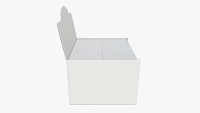 Package blank white with waffle wraps mock up 03
