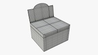 Package blank white with waffle wraps mock up 03