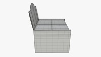Package blank white with waffle wraps mock up 03