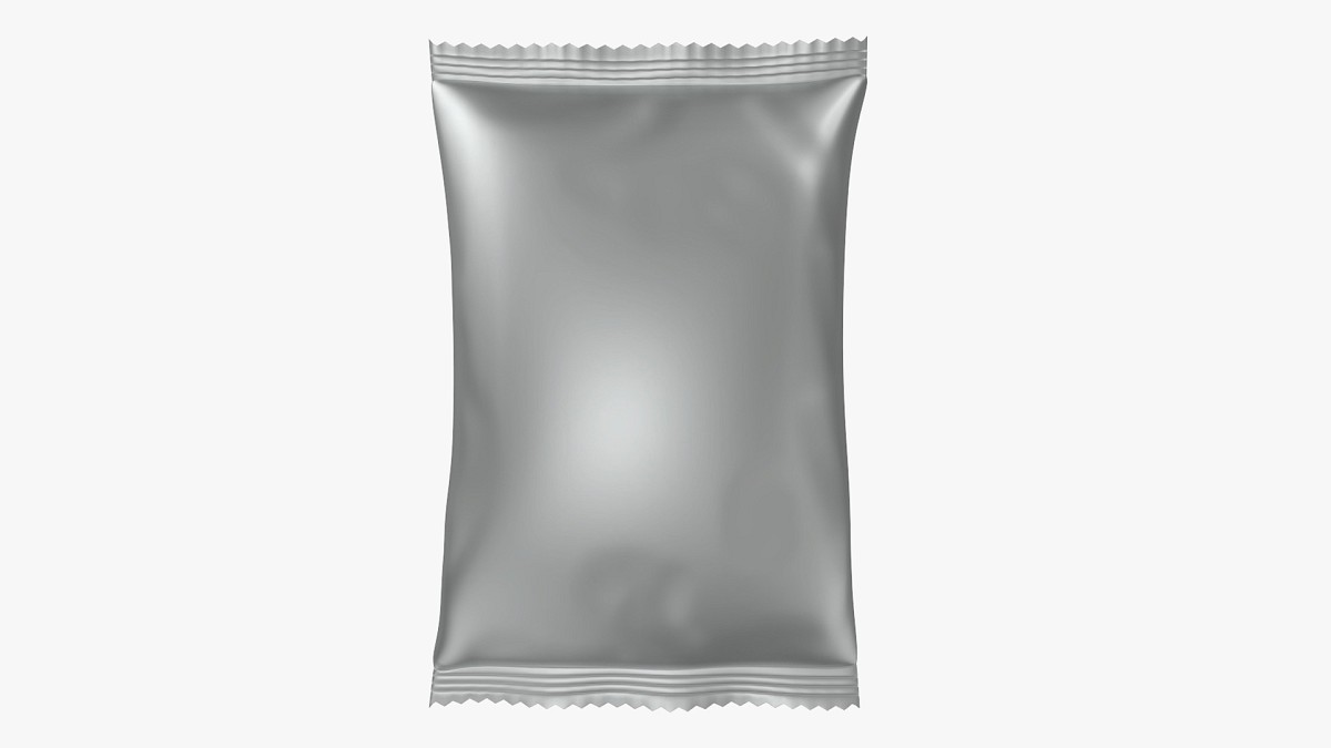 Blank candy plastic package mock up 01