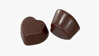 Heart shaped chocolate