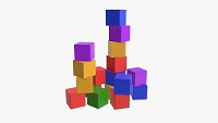 Colored cubes