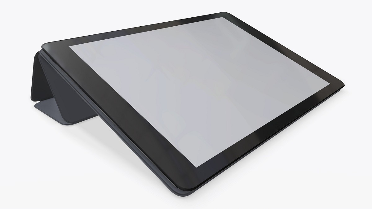 Digital tablet with case mock up 01