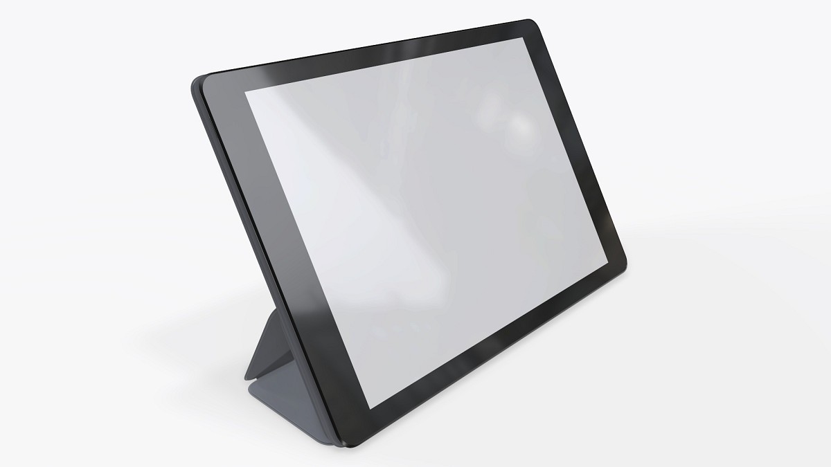 Digital tablet with case mock up 02