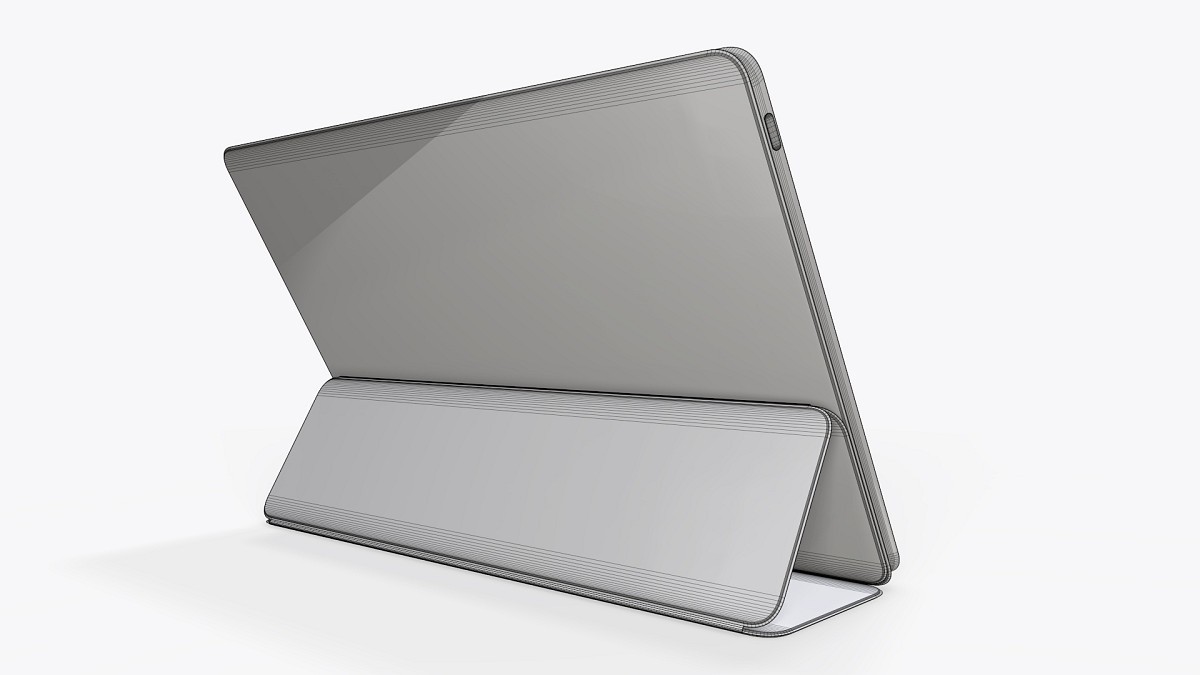 Digital tablet with case mock up 02