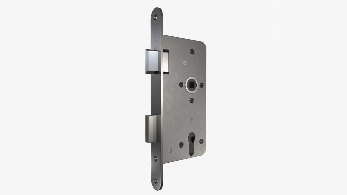 Standard door lock for interior doors