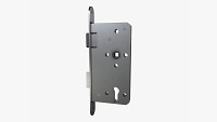 Standard door lock for interior doors