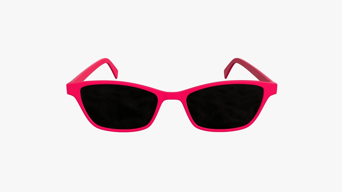 Female modern sun glasses