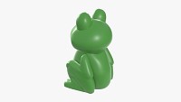 Green frog toy