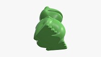 Green frog toy