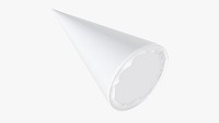 Ice cream cone package for mockup