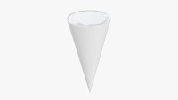 Ice cream cone package for mockup