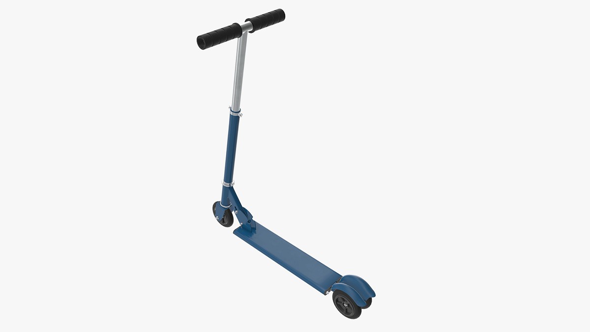 Kick scooter blue