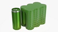 Packaging for six slim 250ml beverage soda cans