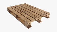 Wooden pallet dirty