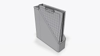 Paper mesh vertical holder