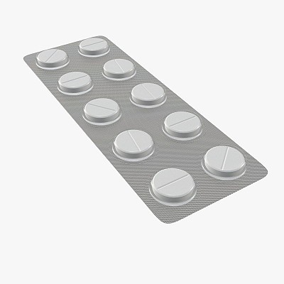 Pills in blister pack 02