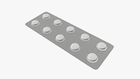Pills in blister pack 04