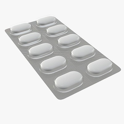Pills in blister pack 05