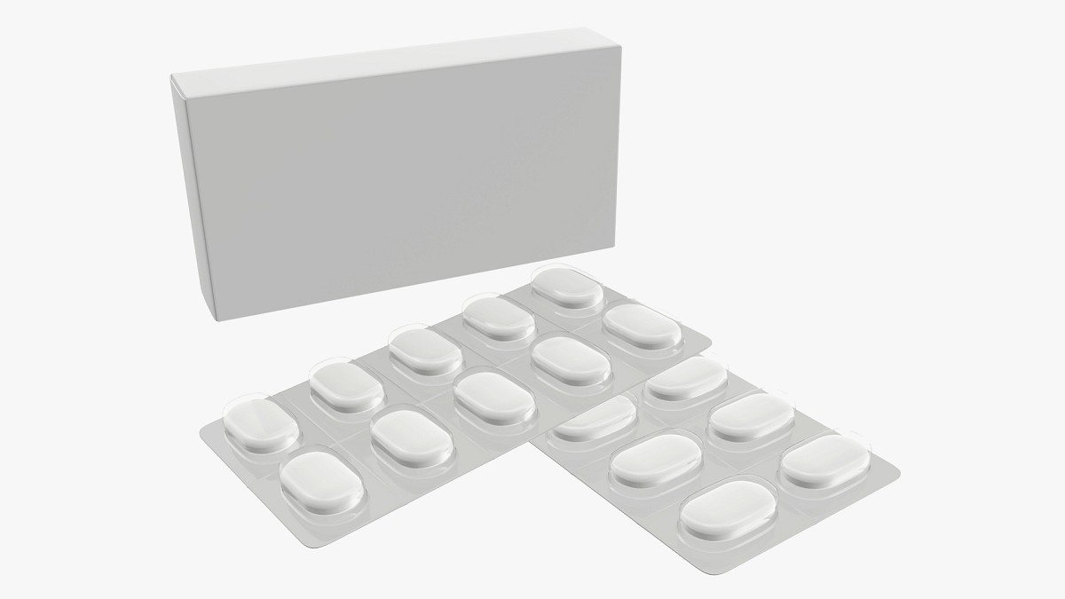 Pills with paper box package 03