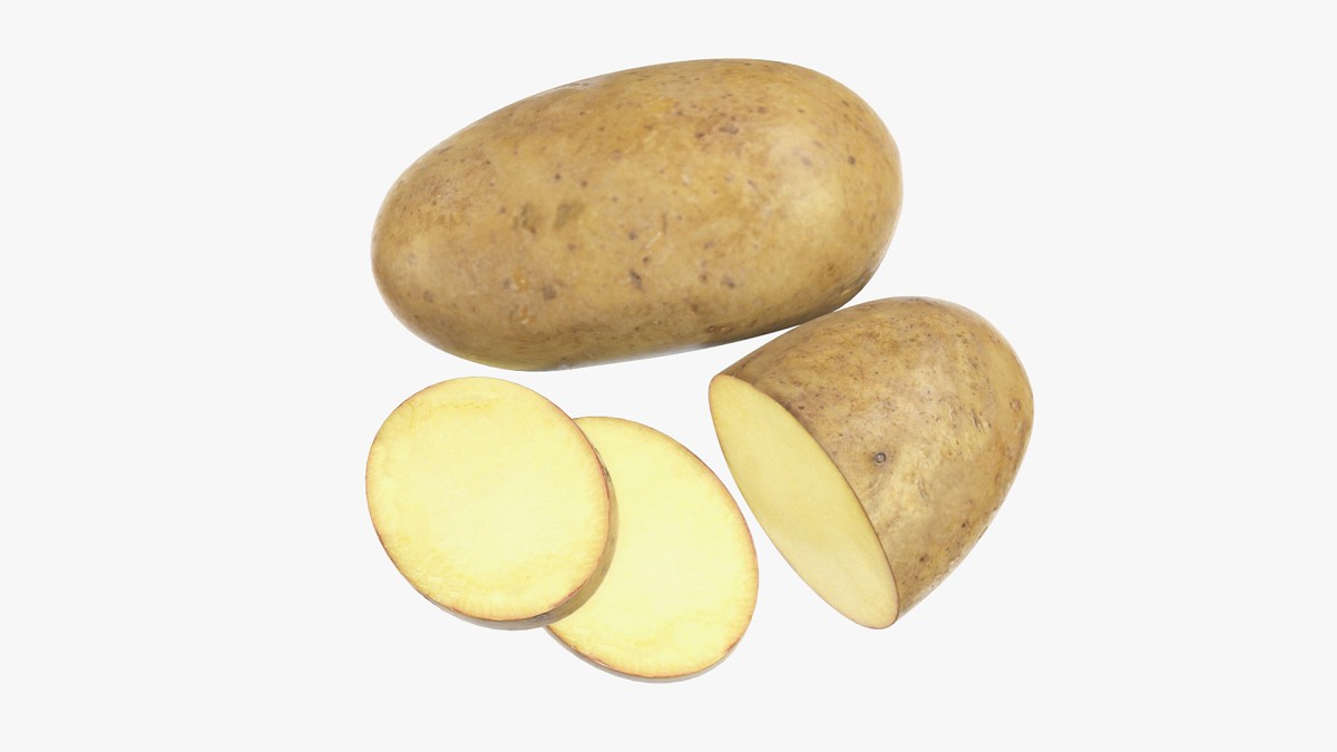 Potato whole half and slices