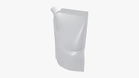 Blank Pouch Bag With Corner Spout Lid Mock Up 01
