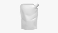 Blank Pouch Bag With Corner Spout Lid Mock Up 02