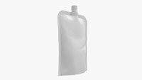 Blank Pouch Bag With Top Spout Lid Mock Up 01